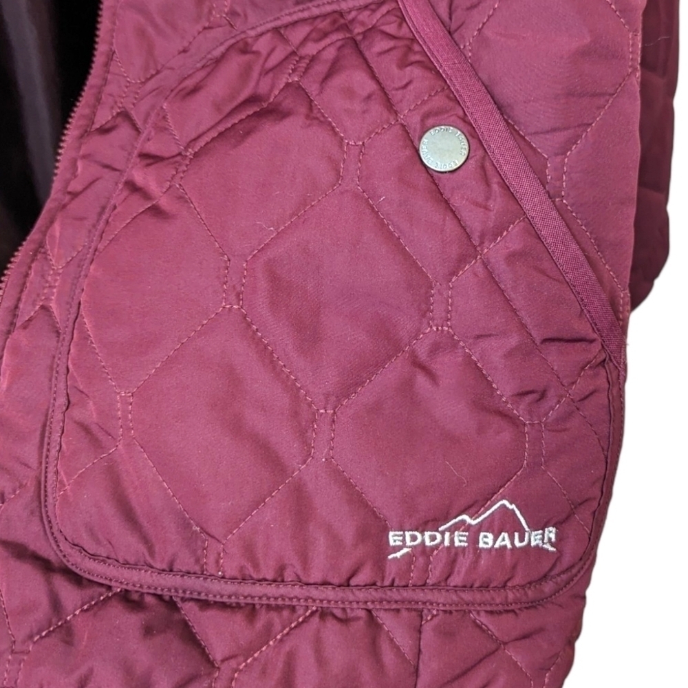 Eddie Bauer Quilted Lightweight Four Seasons Water Repellent Puffer Jacket (M) - Picture 7 of 9